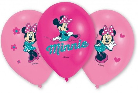 Disney Minnie léggömb, lufi 6 db-os