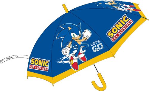Sonic a sündisznó gyerek félautomata esernyő 74cm
