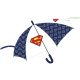 Superman gyerek félautomata átlátszó esernyő