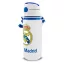 Real Madrid Emblem alumínium szívószálas kulacs akasztóval 600ml