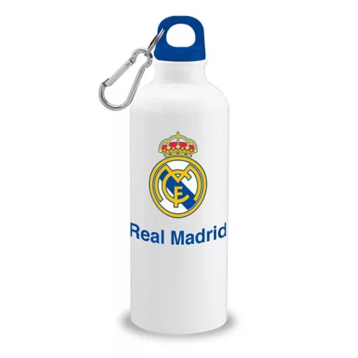 Real Madrid Emblem alumínium kulacs akasztóval 500ml