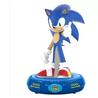   Sonic, a sündisznó Right 3D LED éjjeli lámpa, éjszakai fény