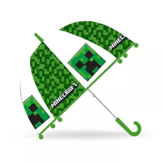 Minecraft gyerek átlátszó félautomata esernyő