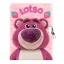 Disney Játékháború Lotso Strawberry 3D plüss A5 lakatos napló