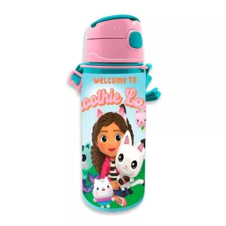 Gabi babaháza műanyag kulacs akasztóval 600ml