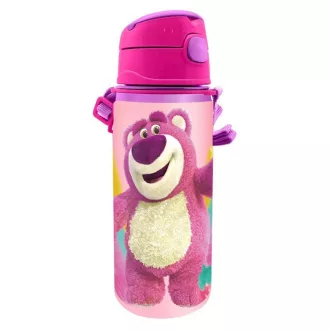   Disney Játékháború Lotso alumínium szívószálas kulacs akasztóval 600 ml