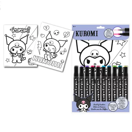 Hello Kitty Kuromi számos színező