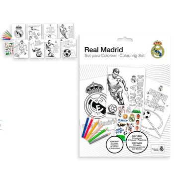Real Madrid Hala színező szett matricával