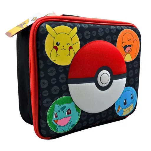 Pokémon Pokeball 3D thermo uzsonnás táska, hűtőtáska 23cm