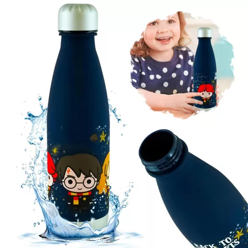 Harry Potter Hogwarts műanyag kulacs csavaros kupakkal 650ml