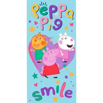 Peppa malac Smile fürdőlepedő, strandtörölköző 70x140 cm