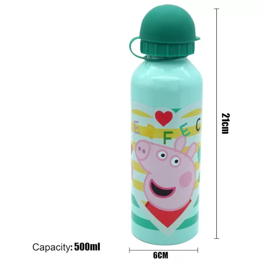 Peppa malac alumínium kulacs 500ml