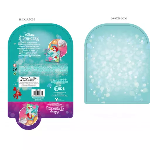 Disney Hercegnők, Ariel gyerek kötény 2 darabos szett