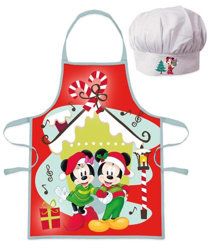 Disney Minnie, Mickey karácsonyi gyerek kötény 2 darabos szett