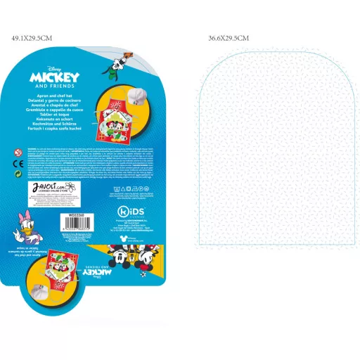 Disney Minnie, Mickey karácsonyi gyerek kötény 2 darabos szett