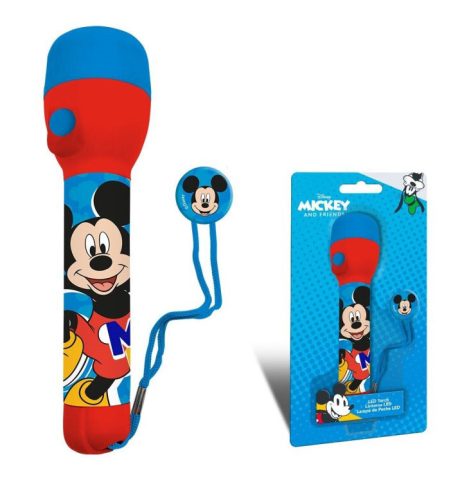 Disney Mickey elemlámpa, zseblámpa 21cm