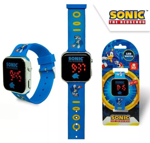 Sonic, a sündisznó digitális LED karóra