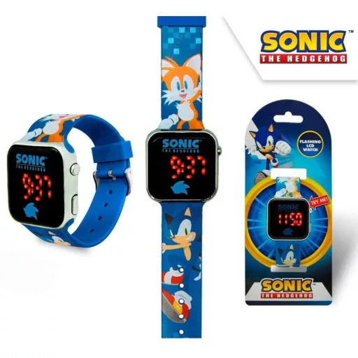Sonic, a sündisznó digitális LED karóra