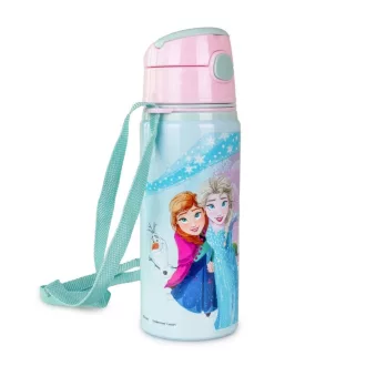 Disney Jégvarázs Magical alumínium szívószálas kulacs akasztóval 600ml