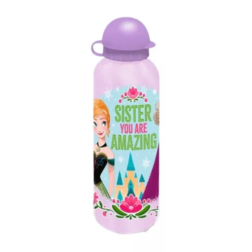 Disney Jégvarázs Amazing Sister alumínium kulacs ívókupakkal 500ml
