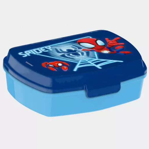 Pókember Blue Web szendvicsdoboz + alumínium kulacs szett