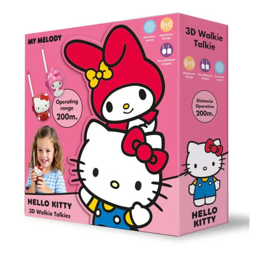 Hello Kitty My Melody Walkie Talkie 3D
