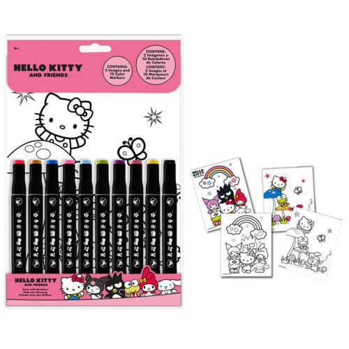 Hello Kitty Friends számos színező