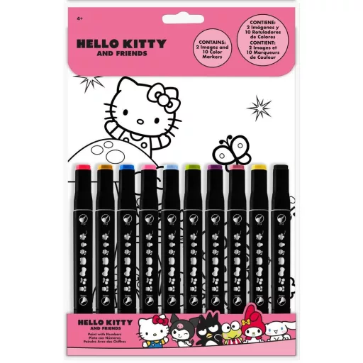 Hello Kitty Friends számos színező