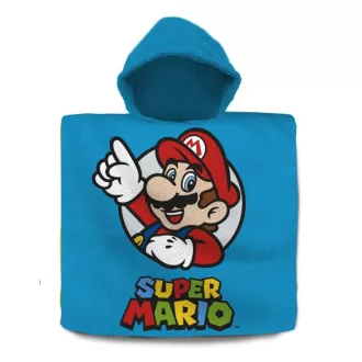 Super Mario strand törölköző poncsó 60x120cm