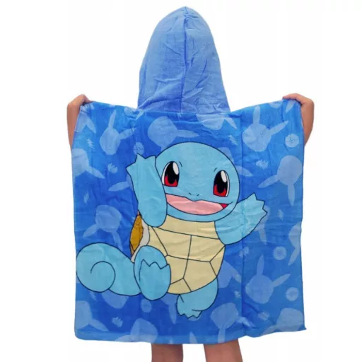 Pokémon strand törölköző poncsó 60x120cm