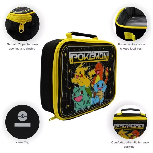 Pokémon Original Team thermo uzsonnás táska, hűtőtáska 23cm