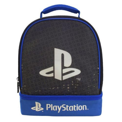 PlayStation thermo dupla uzsonnás táska, hűtőtáska 27cm