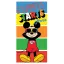 Disney Mickey Starts fürdőlepedő, strandtörölköző 70x137cm