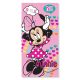 Disney Minnie Hearts fürdőlepedő, strand törölköző 70x137cm