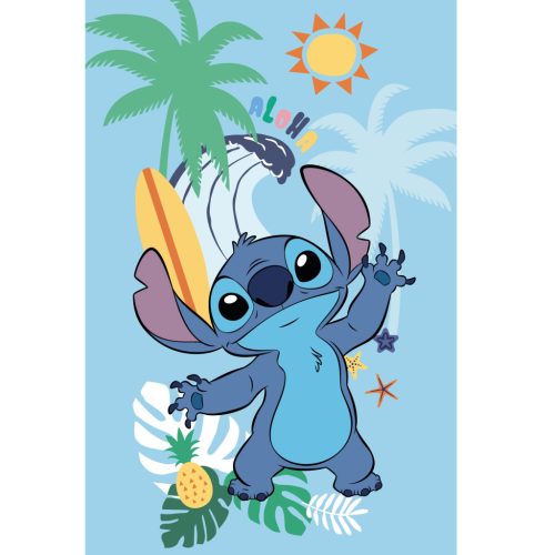 Disney Lilo és Stitch, A csillagkutya Summer polár takaró 100x150 cm