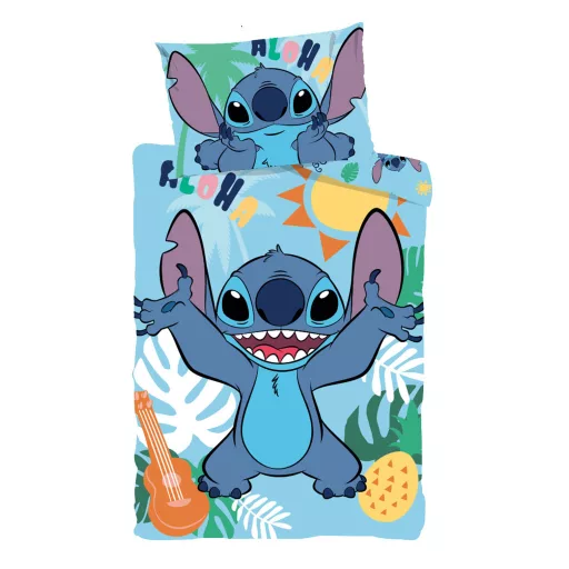 Disney Lilo és Stitch, A csillagkutya Tropical Paradise gyerek ágyneműhuzat 100×135cm, 40×60cm
