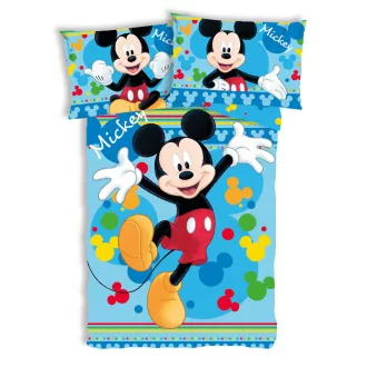 Disney Mickey Joyful gyerek ágyneműhuzat 100×135cm, 40×60cm