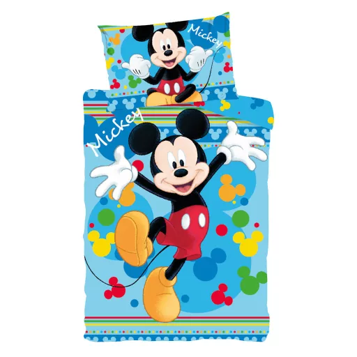 Disney Mickey Joyful gyerek ágyneműhuzat 100×135cm, 40×60cm