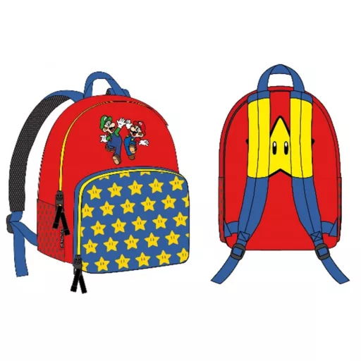 Super Mario táska, hátizsák 28 cm