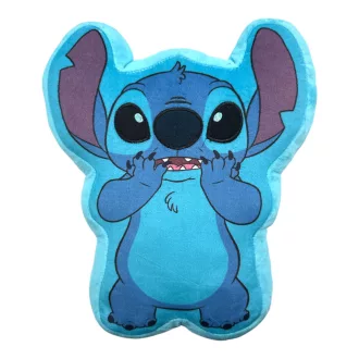 Disney Lilo és Stitch, A csillagkutya Alien 3D formapárna, díszpárna 30cm Velúr