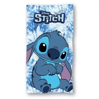   Disney Lilo és Stitch, A csillagkutya Little Blue fürdőlepedő, strandtörölköző 70x140cm (Fast Dry)