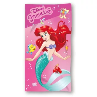   Disney Hercegnők Sparkling Mermaid fürdőlepedő, strandtörölköző 70x140cm (Fast Dry)