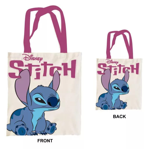 Disney Lilo és Stitch, A csillagkutya Cosmic Cutie vászontáska, bevásárlótáska 44cm