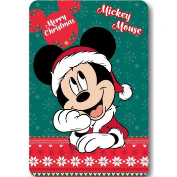 Disney Mickey Festive Karácsony polár takaró 100x140 cm