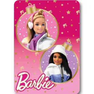 Barbie Winter Karácsony polár takaró 100x140 cm