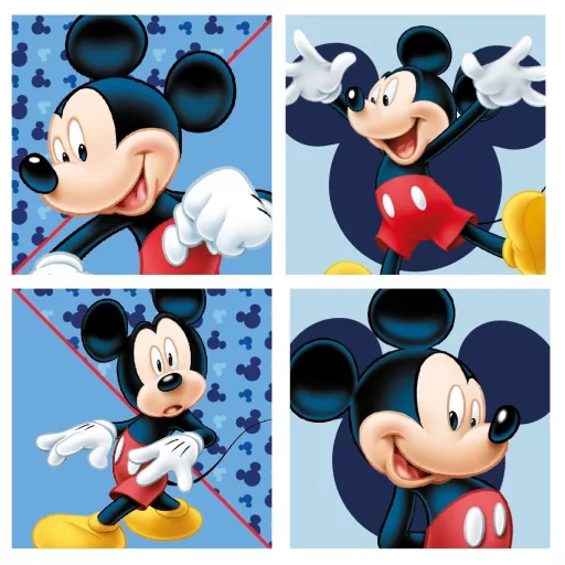 Disney Mickey Moods játéktároló/ülőke 30×30×30cm