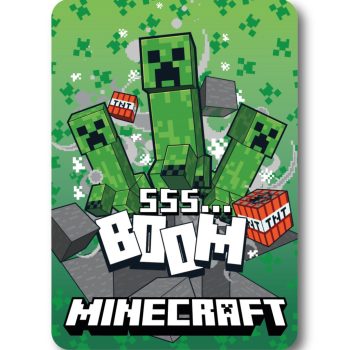 Minecraft SSS Boom polár takaró 100x140 cm