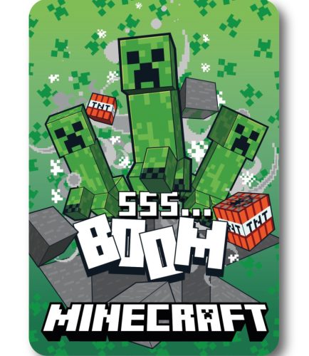 Minecraft SSS Boom polár takaró 100x140 cm