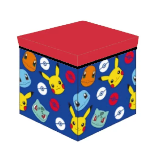 Pokémon Elements játéktároló/ülőke 30×30×30cm