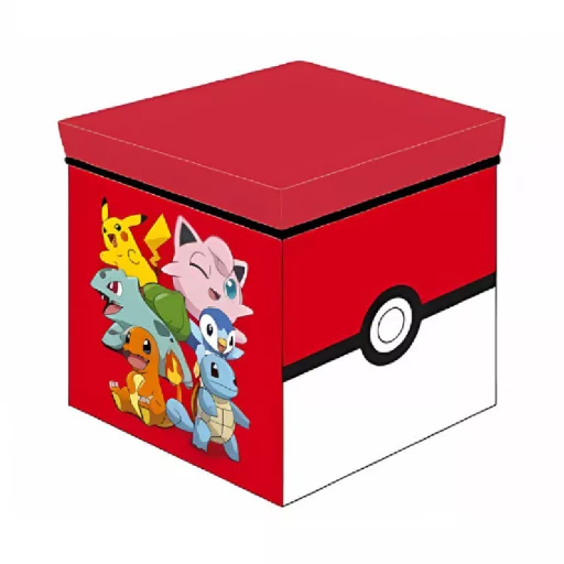 Pokémon Team játéktároló/ülőke 30×30×30cm
